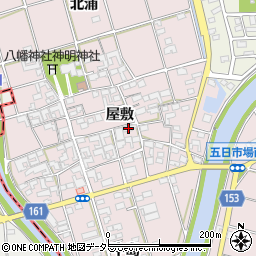 愛知県一宮市丹陽町五日市場屋敷208周辺の地図
