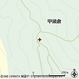 滋賀県犬上郡多賀町甲頭倉161周辺の地図