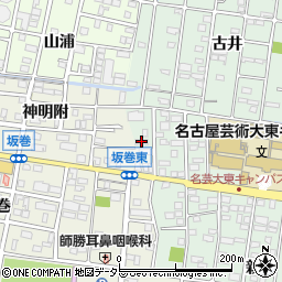 鍵屋カギ丸北名古屋店周辺の地図