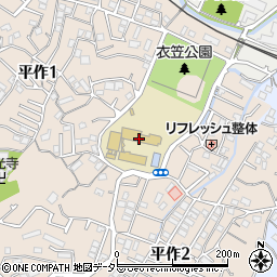 横須賀市立城北小学校周辺の地図