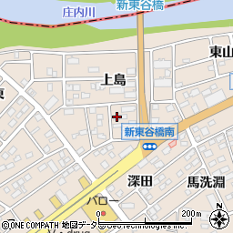 愛知県名古屋市守山区上志段味（上島）周辺の地図