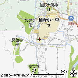 富士宮市立柚野中学校周辺の地図