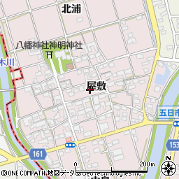 愛知県一宮市丹陽町五日市場屋敷112周辺の地図