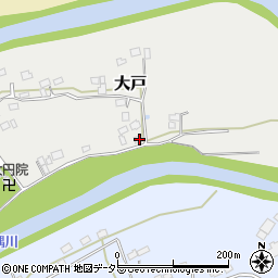 千葉県夷隅郡大多喜町大戸236周辺の地図
