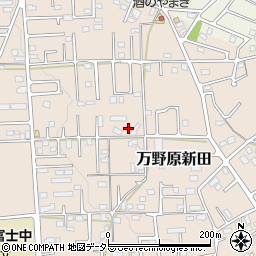 静岡県富士宮市万野原新田4045周辺の地図