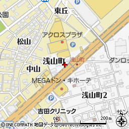 愛知県春日井市浅山町1310-327周辺の地図