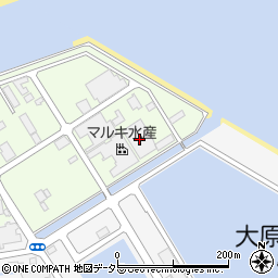 西川周辺の地図