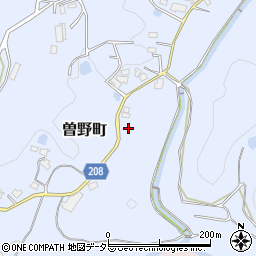 愛知県瀬戸市曽野町448周辺の地図