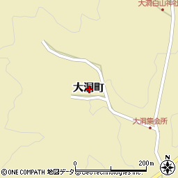 愛知県豊田市大洞町周辺の地図