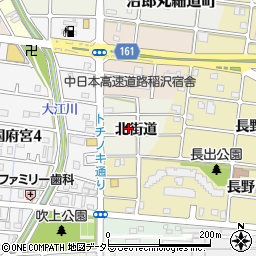 愛知県稲沢市小池正明寺町周辺の地図