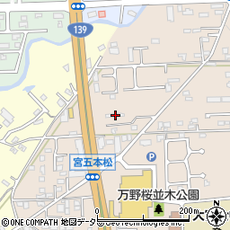 静岡県富士宮市万野原新田4074周辺の地図