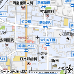 株式会社山崎鉱泉所周辺の地図