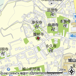 養林寺周辺の地図