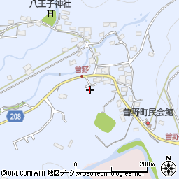 愛知県瀬戸市曽野町823-2周辺の地図