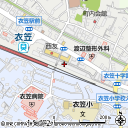 めがねの荒木衣笠店周辺の地図