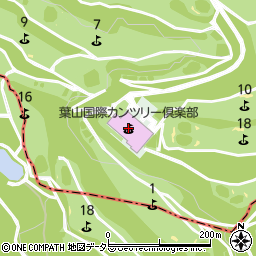 葉山国際カンツリー倶楽部周辺の地図