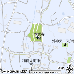 本秀寺周辺の地図