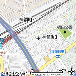 愛知県春日井市神領町3丁目12-7周辺の地図