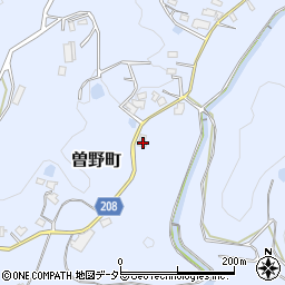 愛知県瀬戸市曽野町451周辺の地図