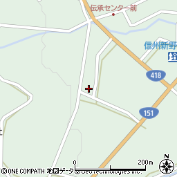 長野県下伊那郡阿南町新野2483周辺の地図