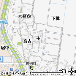 愛知県稲沢市祖父江町山崎六反83周辺の地図
