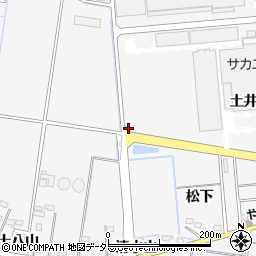 愛知県稲沢市祖父江町山崎四十石周辺の地図