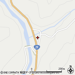 兵庫県宍粟市波賀町鹿伏52周辺の地図