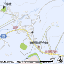 愛知県瀬戸市曽野町1750周辺の地図