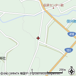 長野県下伊那郡阿南町新野2566周辺の地図