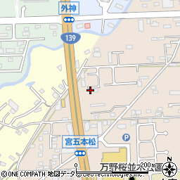 静岡県富士宮市万野原新田4075-24周辺の地図