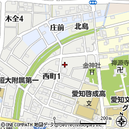 〒492-8218 愛知県稲沢市西町の地図