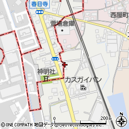 愛知県春日井市春日井上ノ町割畑134-8周辺の地図