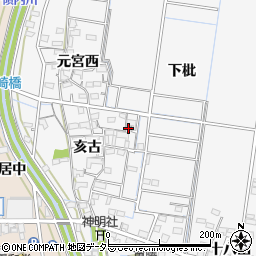 愛知県稲沢市祖父江町山崎六反96周辺の地図