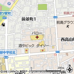 バロー春日井西店周辺の地図