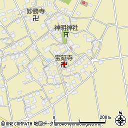 宝延寺周辺の地図