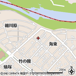 愛知県名古屋市守山区上志段味竹の腰周辺の地図