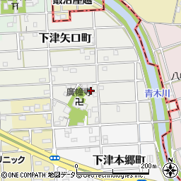 愛知県稲沢市下津二本杉町62周辺の地図