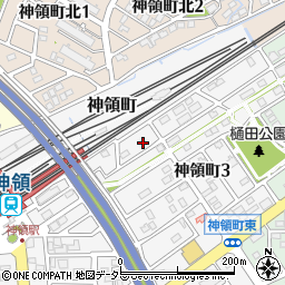 愛知県春日井市神領町3丁目15-9周辺の地図