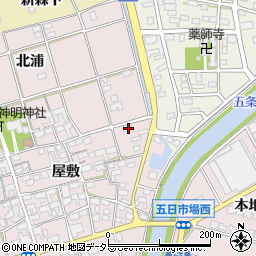 愛知県一宮市丹陽町五日市場屋敷82周辺の地図