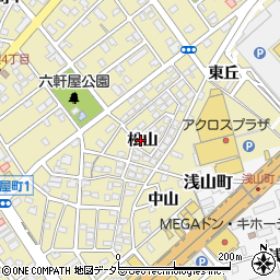 愛知県春日井市六軒屋町松山35-29周辺の地図