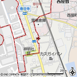 愛知県春日井市春日井上ノ町割畑134-6周辺の地図