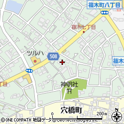 豆三郎 春日井店周辺の地図