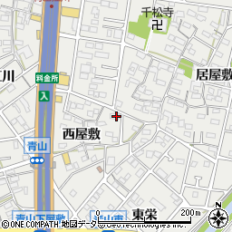 愛知県西春日井郡豊山町青山西屋敷周辺の地図