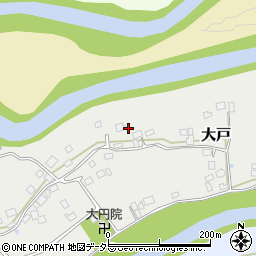 千葉県夷隅郡大多喜町大戸101周辺の地図