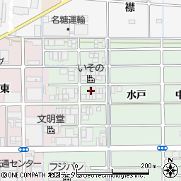 愛知県北名古屋市法成寺（法師堂）周辺の地図