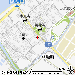 八坂町民会館周辺の地図