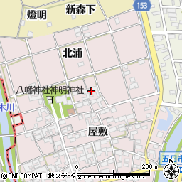 愛知県一宮市丹陽町五日市場屋敷45周辺の地図