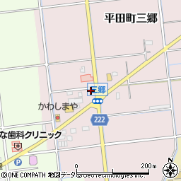 貴船薬局平田店周辺の地図