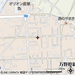 静岡県富士宮市万野原新田4055-11周辺の地図
