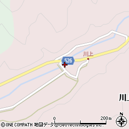 兵庫県朝来市川上122周辺の地図